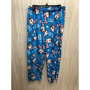 FROSTY THE SNOWMAN Women's (Size XL) Pull On Elastic Waist Sleep Pants Polyester